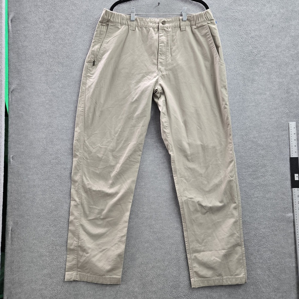 Vertx Men Pants 38X34 Brown Dress Pants VTX1100KH Utility Work 33.5" Inseam